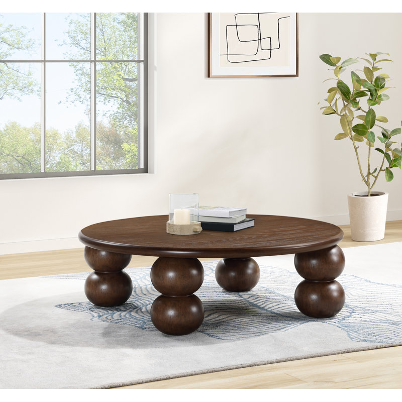 Table basse Clata, Brun