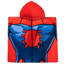 Marvel Avengers Spiderman hooded poncho bath towel 56cm x 56cm 100% cotton children's changing robe