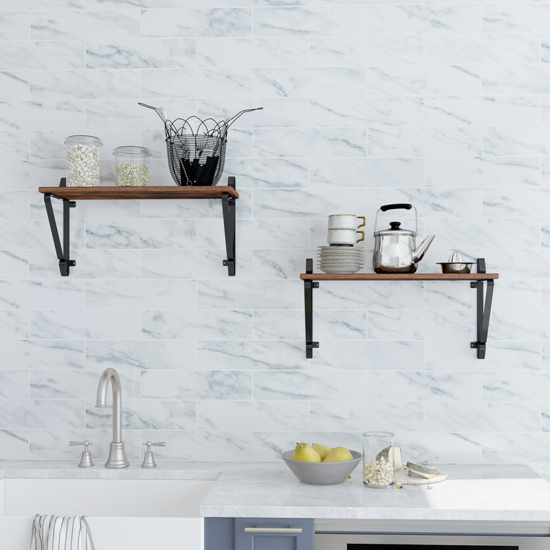 Emet 2 Piece Bracket Shelf