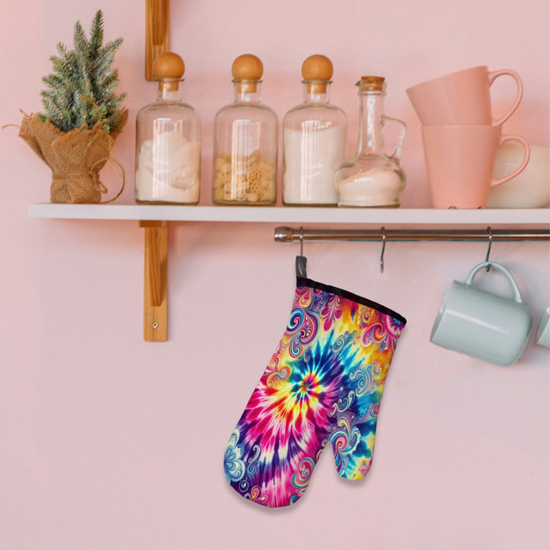 Couvre-lit spirale en coton Hippie