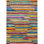 Jubilee Striped Handmade Tufted Wool Orange/Purple/Blue Area Rug
