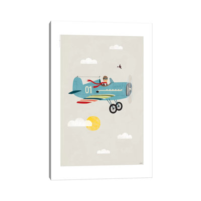 Plane by TomasDesign - Wrapped Canvas Print