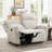 59.8" Wide Modern Chenille Upholstered Manual Reclining Loveseat Sofa-760181673