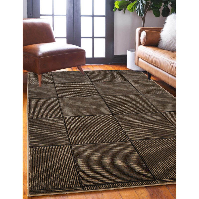 Carlee Striped Indoor Rug, Rectangle 5' x 7'7"