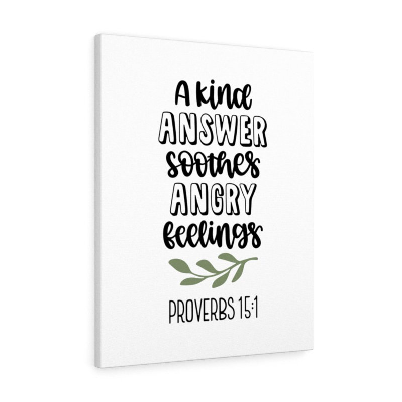 Kind Answer - Wrapped Canvas Print, 61cm H x 46cm W