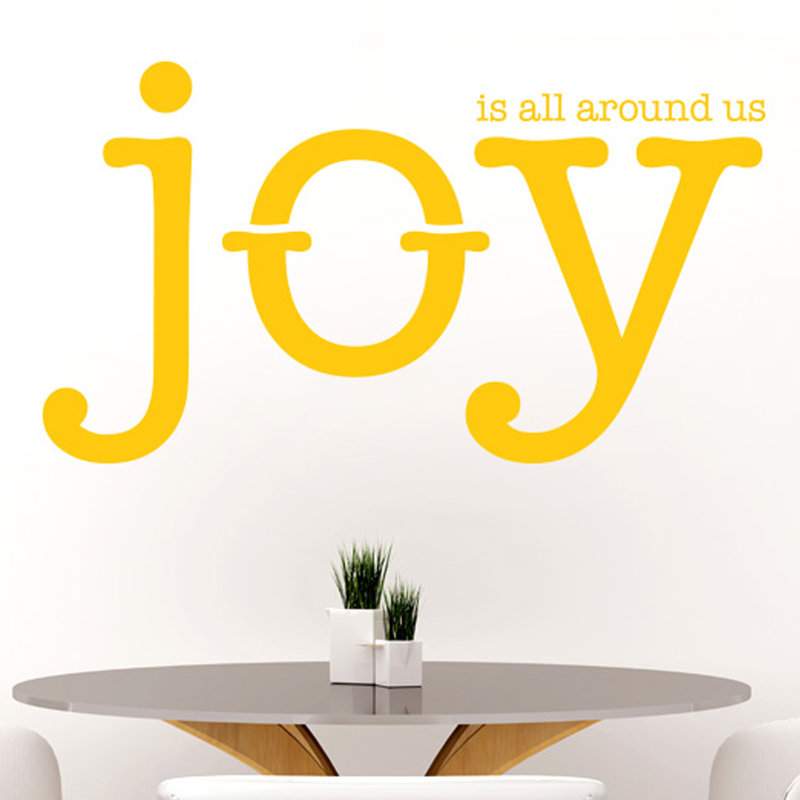 Wall Decal, Dark Yellow, Large