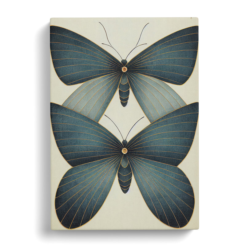 Splendid Butterflies - Wrapped Canvas, 76cm H x 50cm W x 3cm D