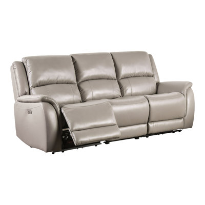 Drakos Upholstered 92'' Power Reclining Sofa