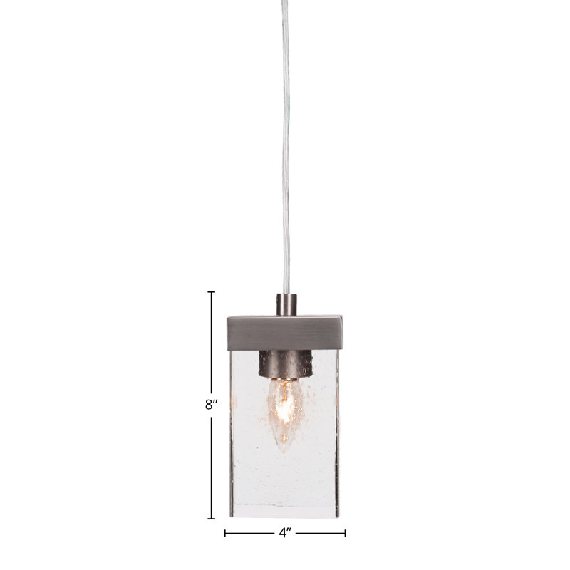 Mini-luminaire suspendu à cordon Nouvelle, Clair, Graphite