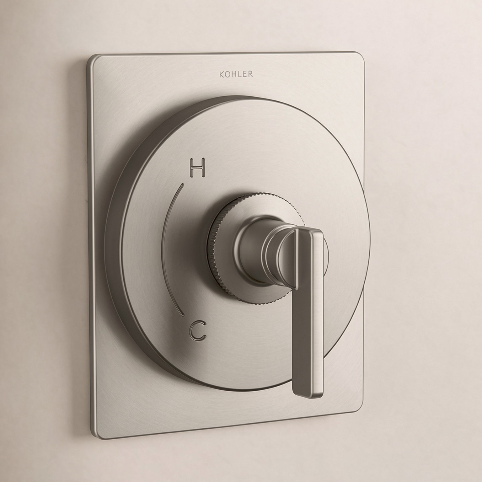Castia Rite-Temp Valve Trim, Vibrant Brushed Nickel