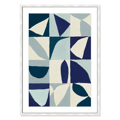 Hestia "Yellow Mayan I Blue Version" Print