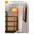 Minimalist Mid-Century Wood Floor Lamp, Gradient Glass Shade Convenient Foot Switch & Adjustable Light