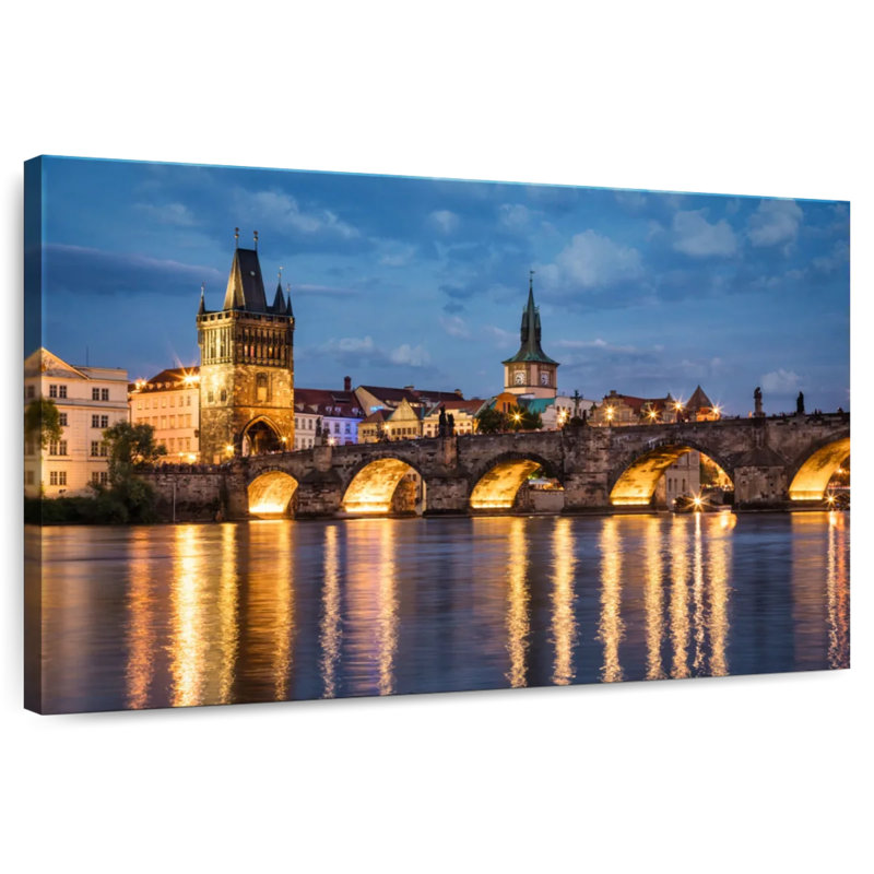 Lilie Charles Bridge, Prague, République tchèque, H 26 po x l 39 po