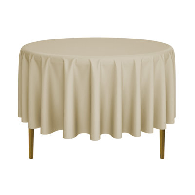 Solid Color Round Tablecloth