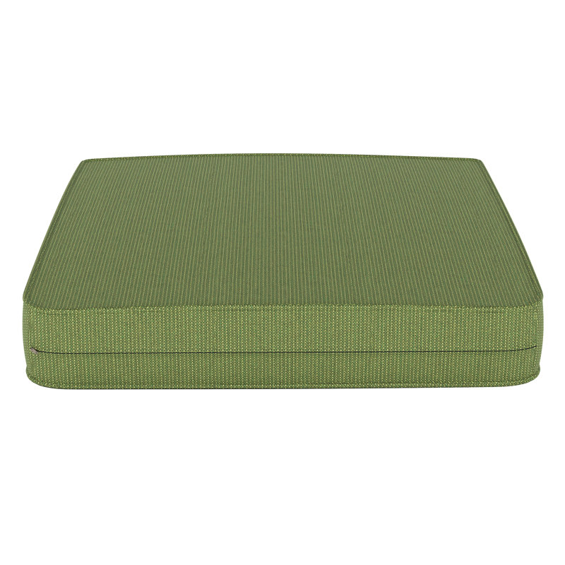 Outdoor Sunbrella® Seat Cushion, Spectrum Cilantro Sunbrella® Plainweave