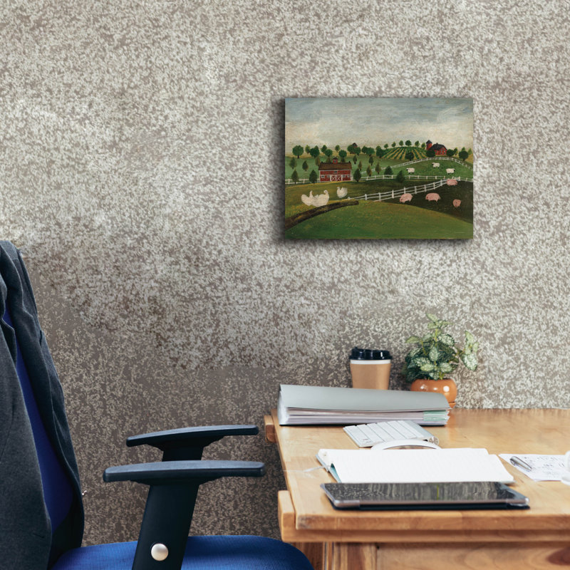 «August Day®» par David Carter, H 12 po x l 16 po x P 0,75 po