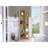 Mirror Linen Cabinet, Four Interior  Shelves, Five External Shelves-1118632665
