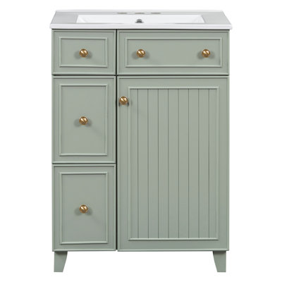 Meuble-lavabo autoportant 24 po 24 po