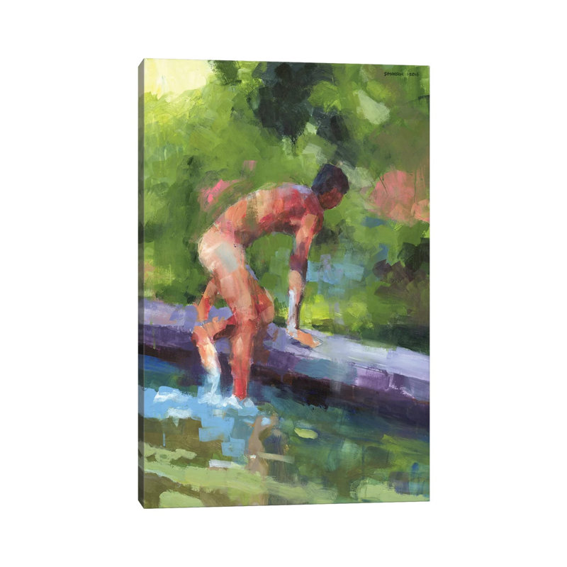 Summertime by Douglas Simonson - Wrapped Canvas Painting, 20.32 cm H x 30.48 cm W