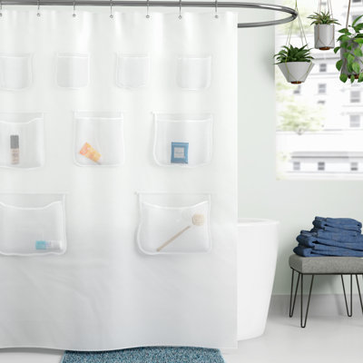 Rideau de douche simple Carlin