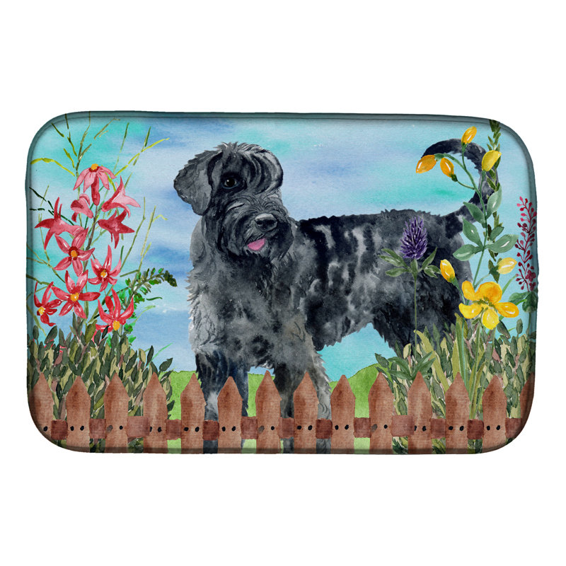 Tapis de séchage à ressorts schnauzer géant