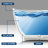 71" Solid Surface Bathtub, Stone Resin Freestanding Soak Tub For Bathroom, Black Exterior White Interior