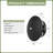 4.6in Rechargeable LED Wall Light with Remote Control