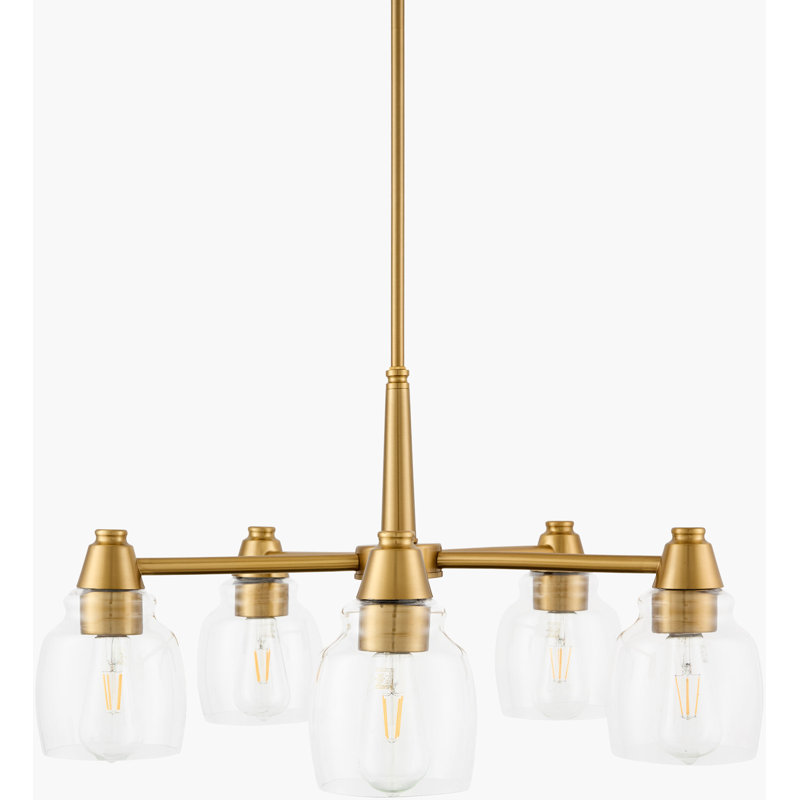 Lexanie Chandelier, Brass