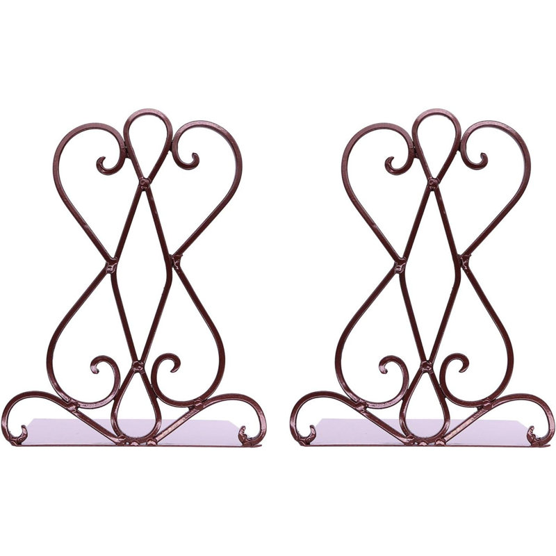 Metal Non-Skid Bookends
