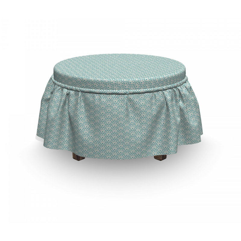 Box Cushion Ottoman Slipcover