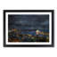 Sydney Skyline at Night in Abstract - Picture Frame Graphic Art Print-55729666-55729663