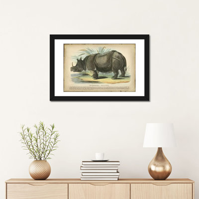 « rhino », reproduction sur toile