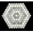 Honeycomb 1" Hexagon Marble Wall And Floor Tile-108856160