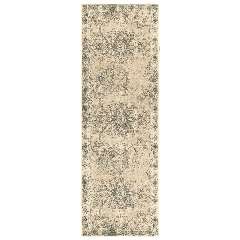 Tapis de couloir d'intérieur 100% polypropylène Albata, Tapis de couloir 2 pi 7 po x 8 pi