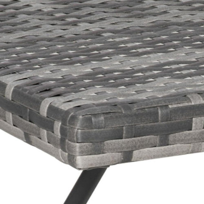 Capri 40cm Square Folding Table, Grey