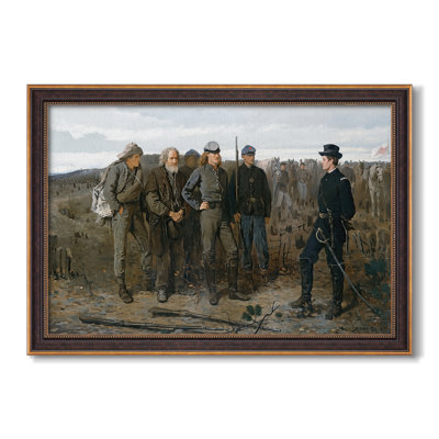 Prisoners from the Front, 1866 - Winslow Homer - Toile encadrée sur mesure