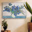 Blue Irises-Framed Gallery Wrapped Canvas-94363541-94363542
