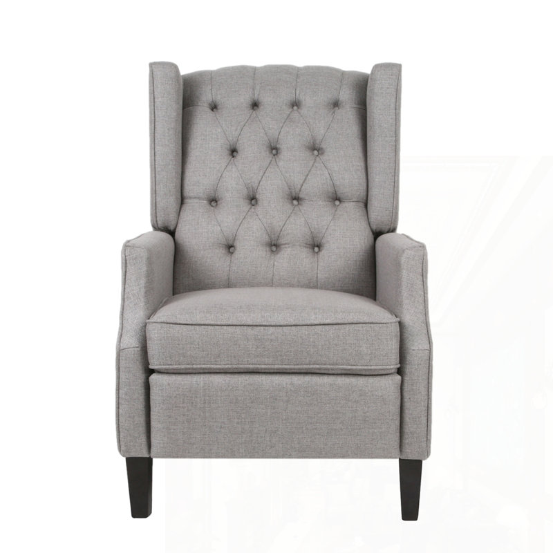 Fauteuil inclinable en tissu, Gris