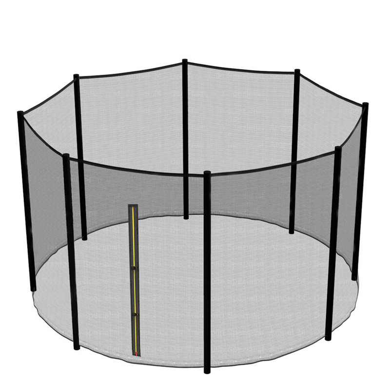Burkburnett Replacement Trampoline Safety Net Enclosure Surround Netting 14FT - 8 Pole