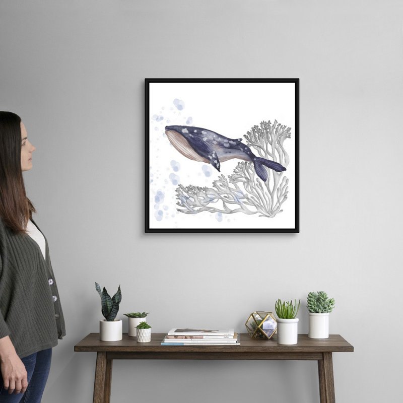 «Flying Dreams II», art mural sur toile, Cadre noir, H 26 po x l 26 po x P 2 po