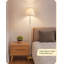 158cm Traditional Floor Lamp with Linen Lampshade (Bulb Included)-793538509