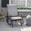 Fauteuil oscillant d'extérieur avec structure en acier Outsunny-1551281444