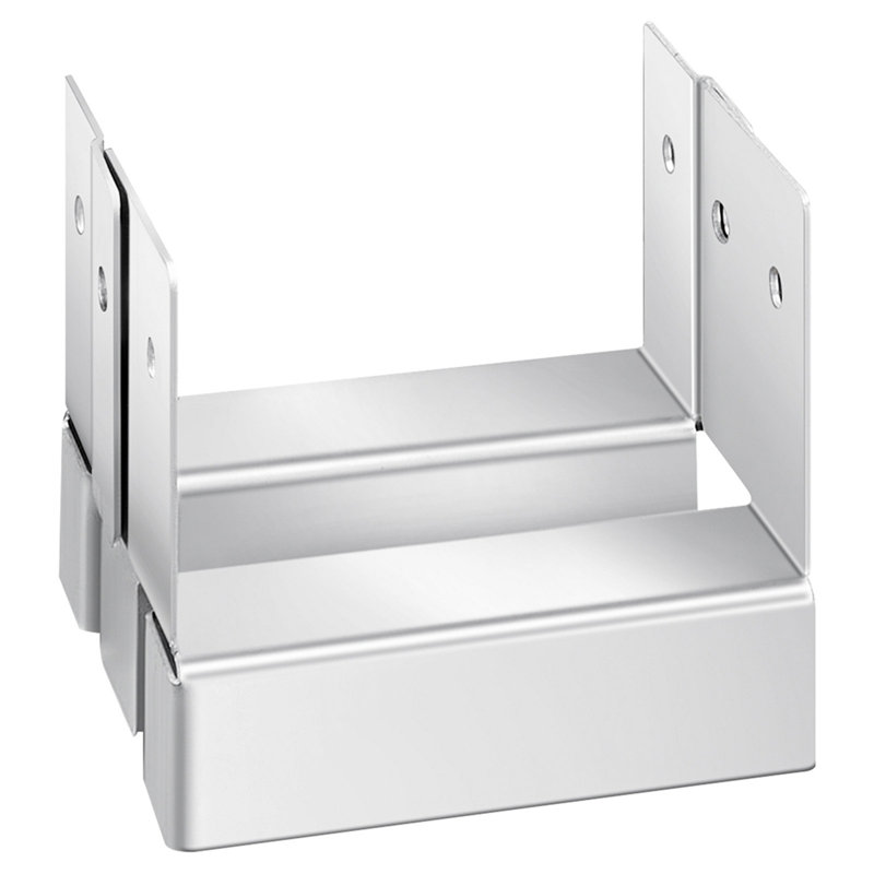 1 Pack 4x4 Post Base Bracket Post Anchor for Concrete Inner Size 3.53x3.56 in