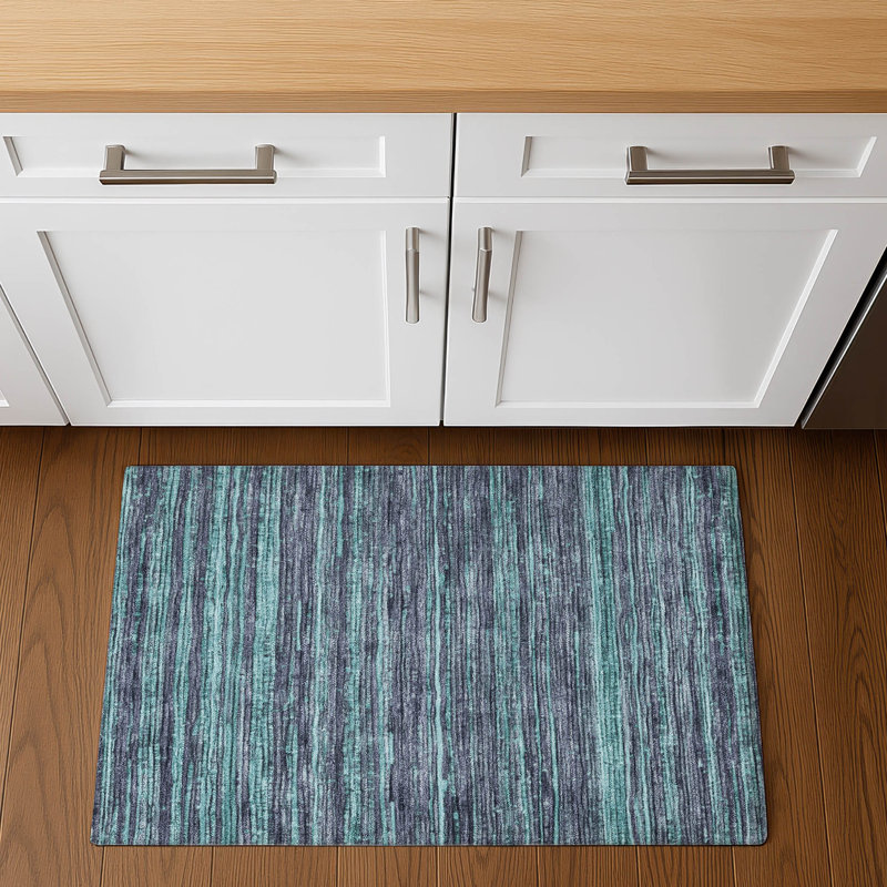 Premium Machine Washable Arnoldina AMF1846 Stripes Rug, Rectangle 1'8" x 2'6"