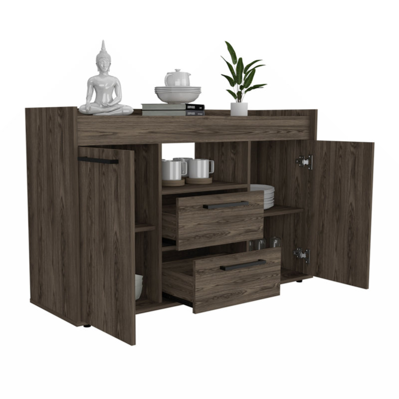 Buffet Perssiu, salon, noyer foncé