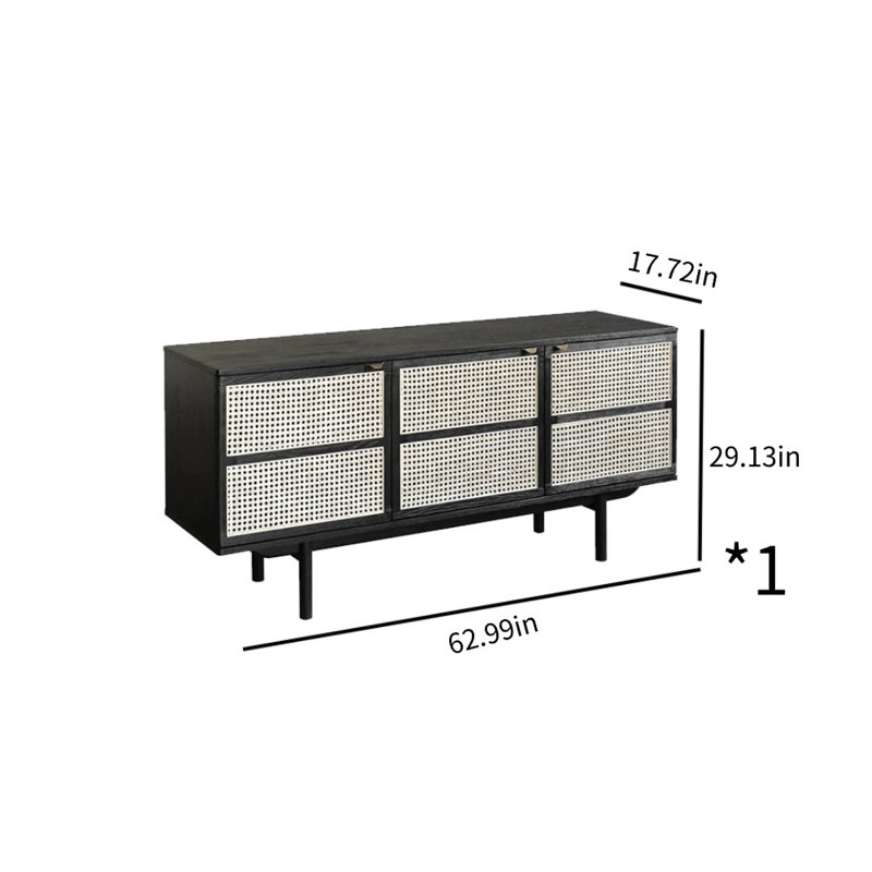 Petit buffet d'appoint 62,99, Noir