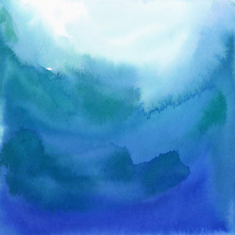 " Under Water " by Lindsay Megahed, 48" H x 48" W x 1.5" D