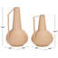 Ensemble de 2 vases en fer Rafe