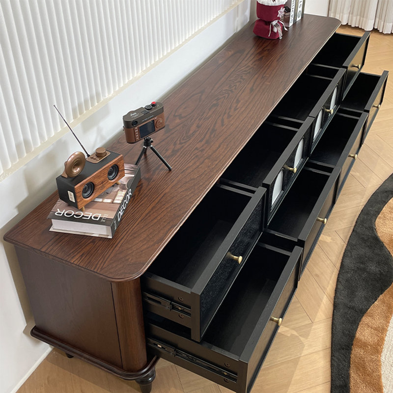 Meuble télé haut de gamme de style américain, 70.87"