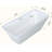59”/66” Freestanding Acrylic Bathtub, Deep Soaking Tub with Non-Slip Surface & Drain